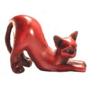 Stretching Cat Red RF-510A